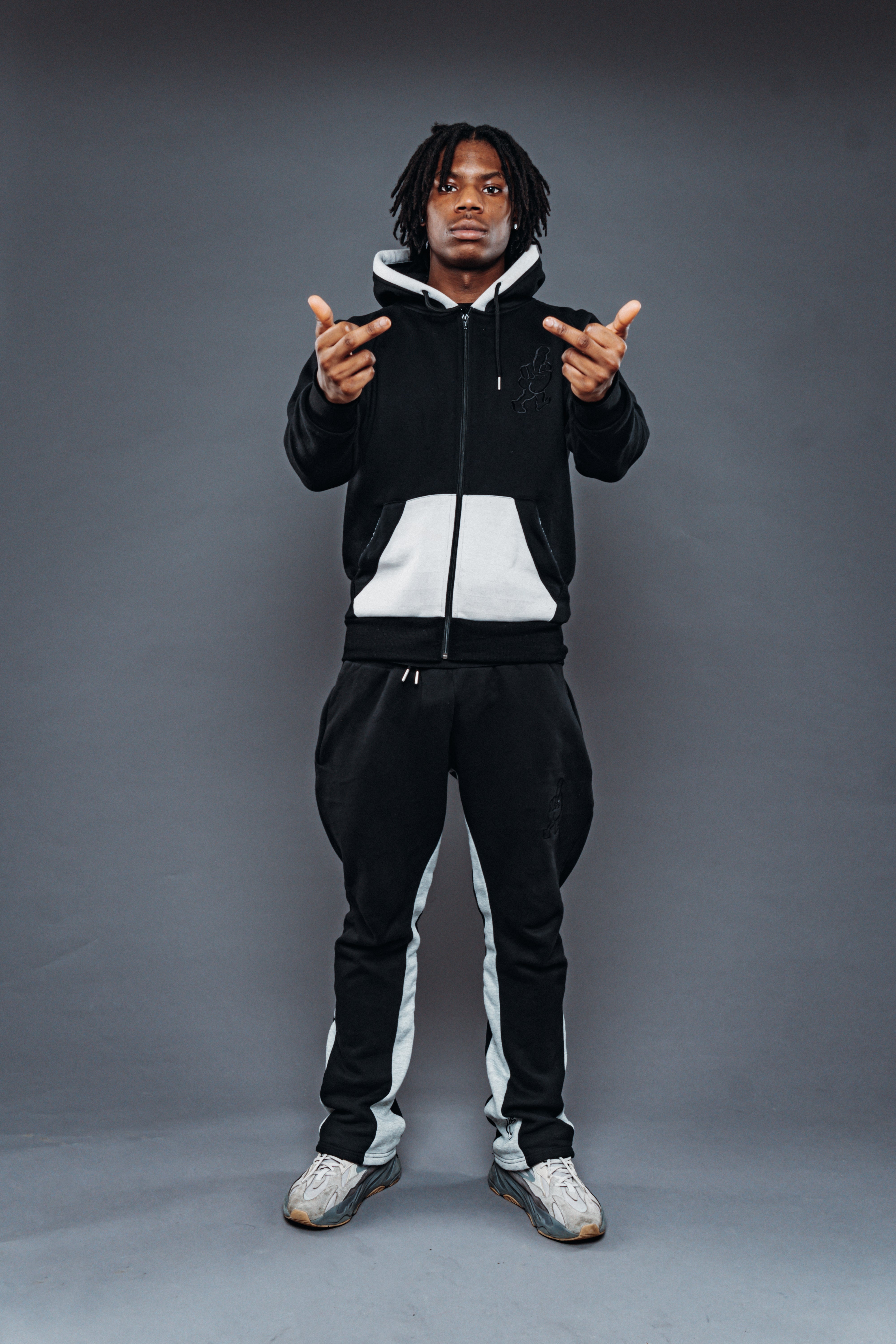 ‘F***-Off Black’ Zip-UP Tracksuit