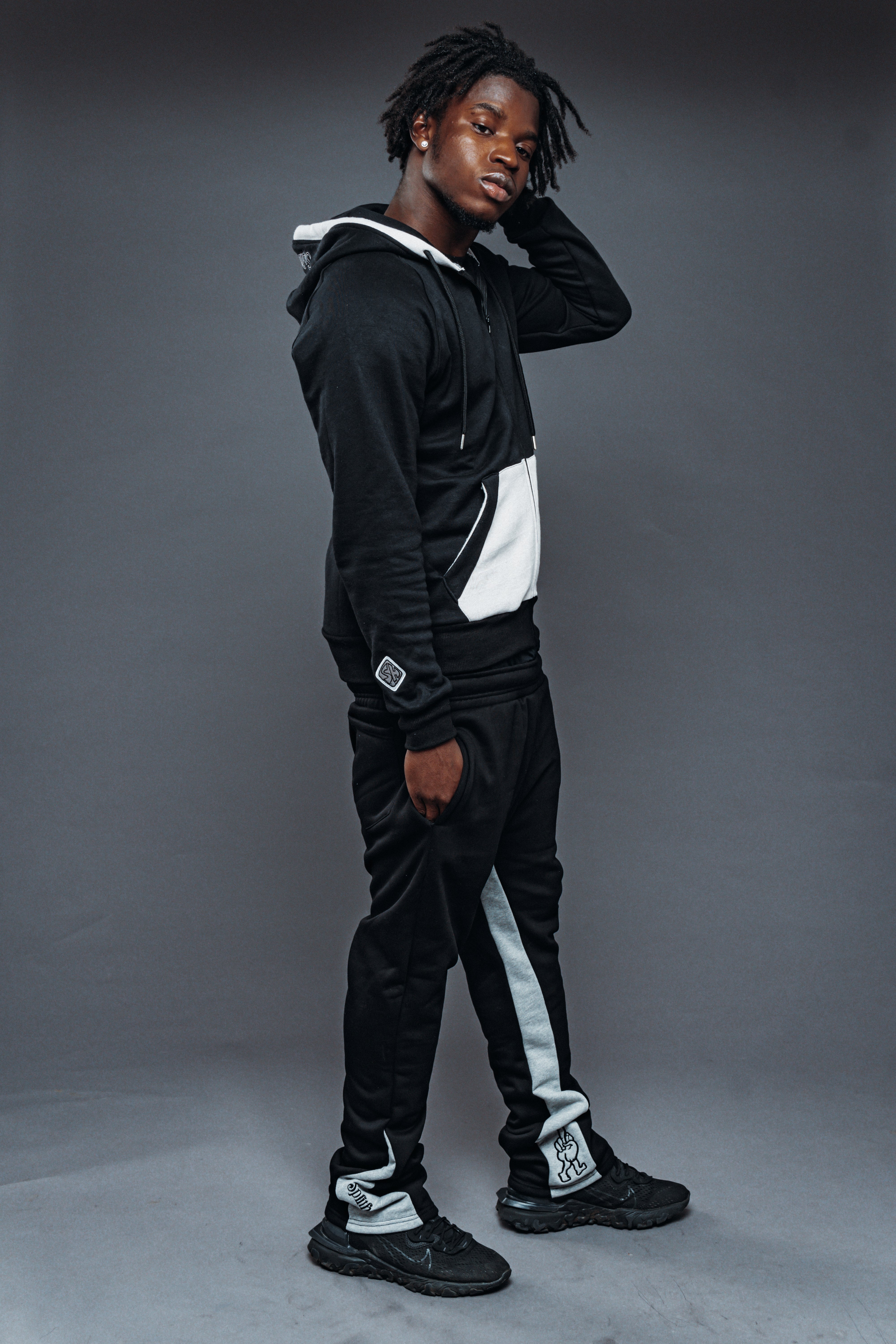 ‘F***-Off Black’ Zip-UP Tracksuit
