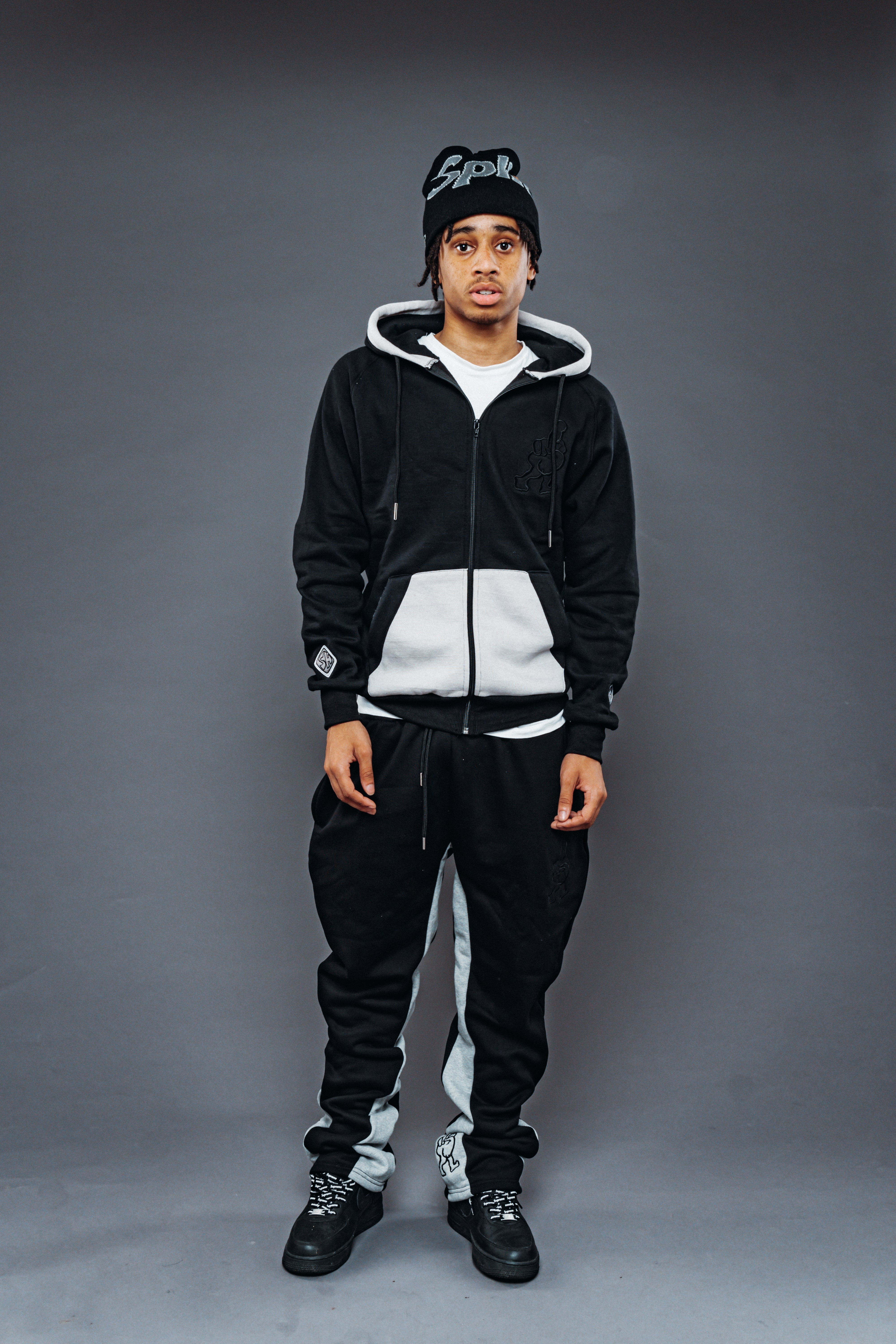 ‘F***-Off Black’ Zip-UP Tracksuit