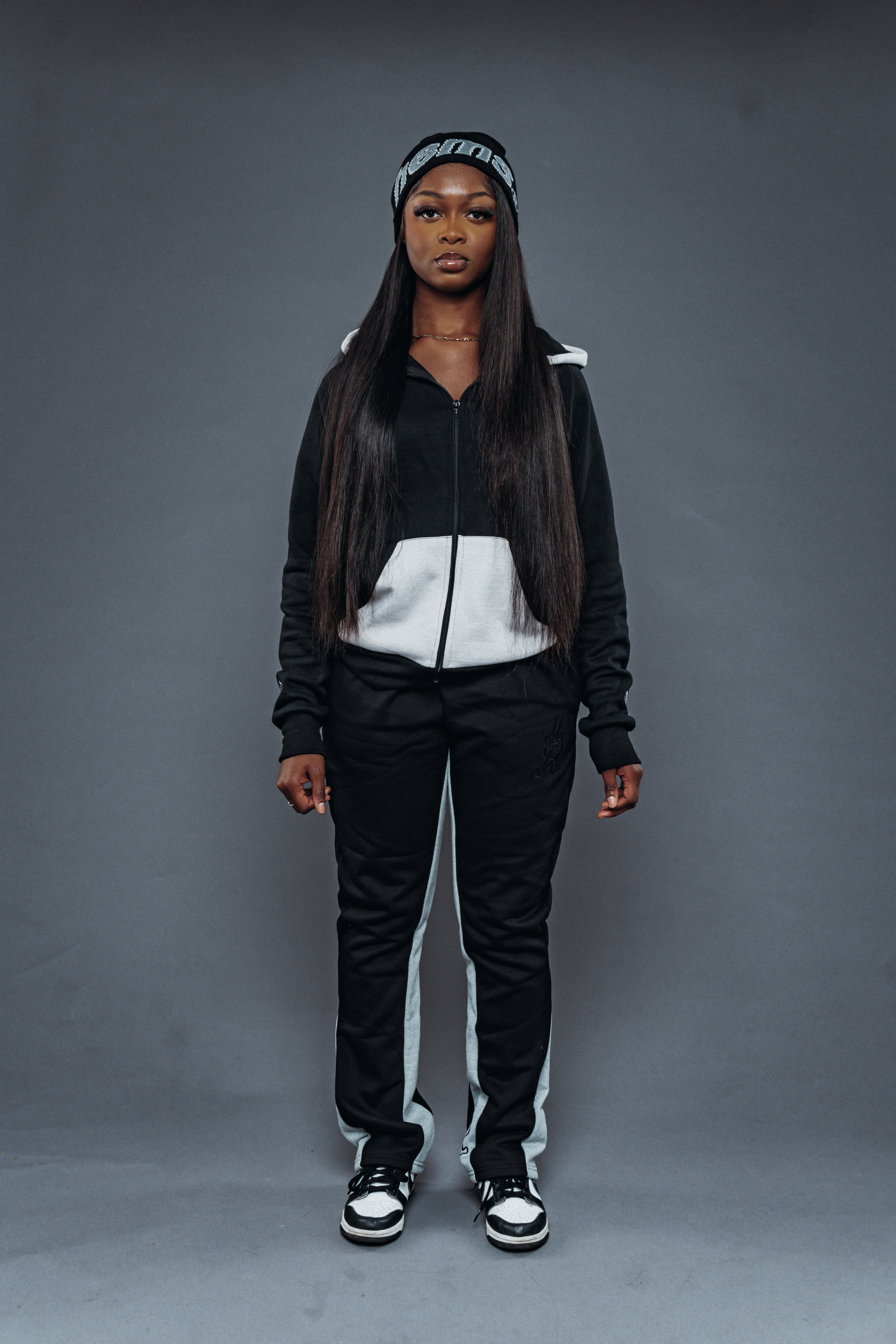 ‘F***-Off Black’ Zip-UP Tracksuit