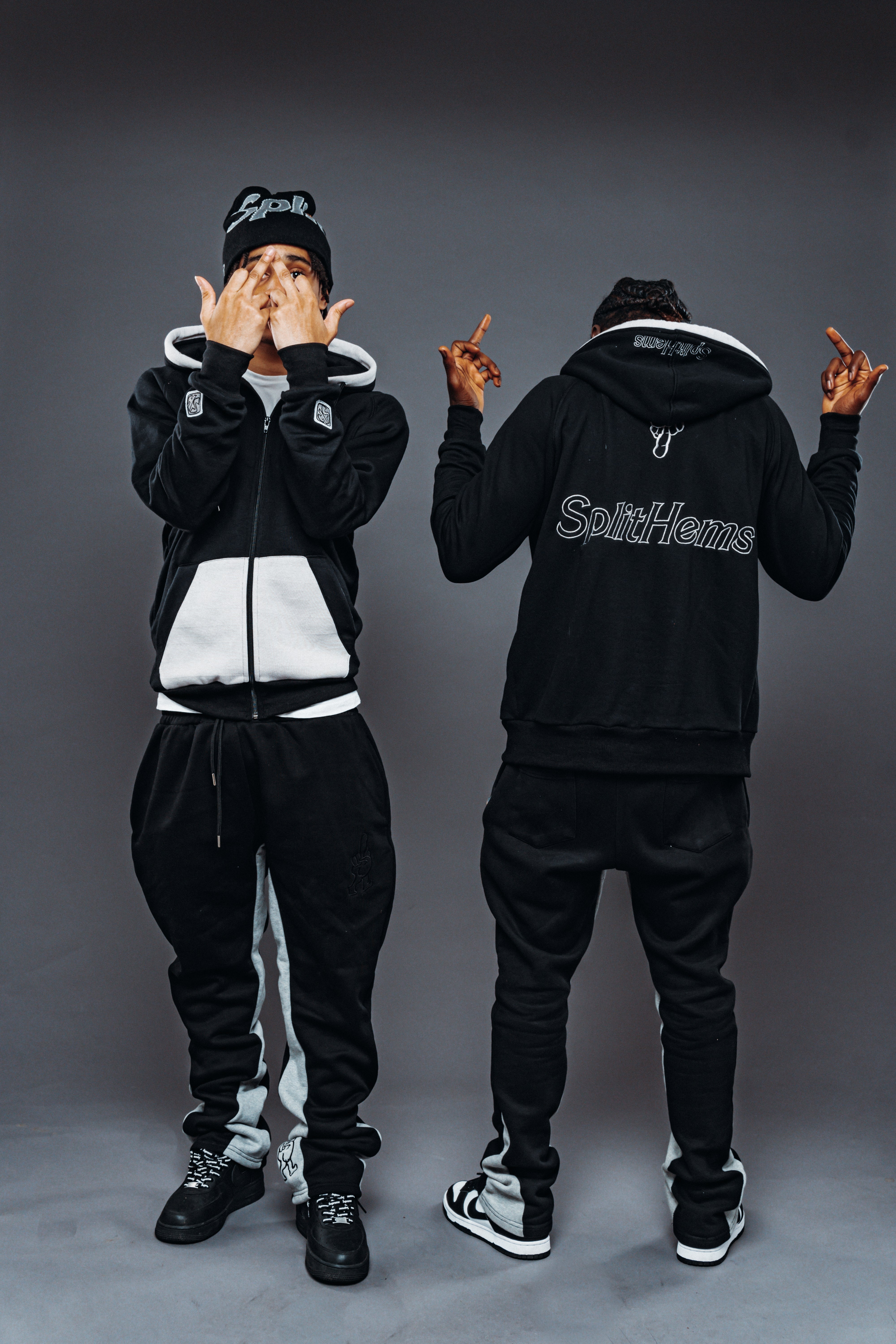 ‘F***-Off Black’ Zip-UP Tracksuit