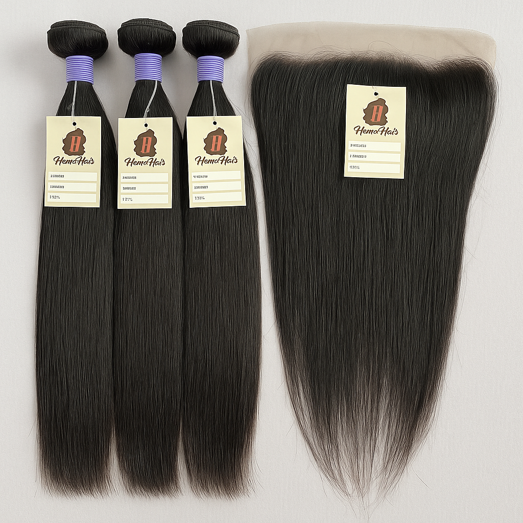 x3 Bundles + x1 Frontal HemsHair Bundle Deal
