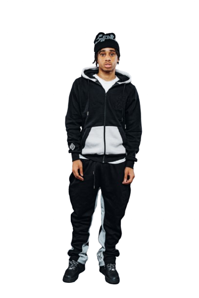 ‘F***-Off Black’ Zip-UP Tracksuit