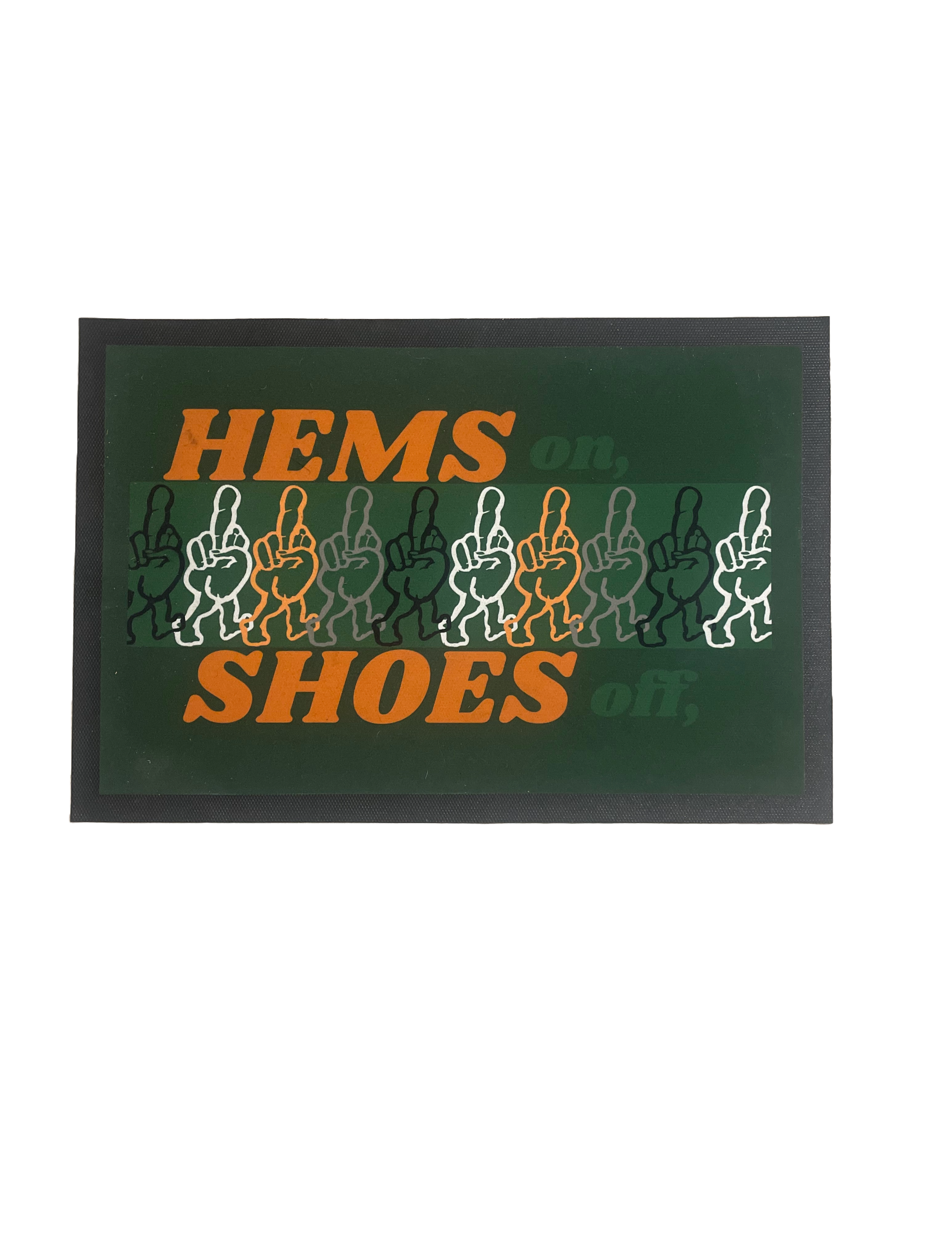 Splithems F**k-Off Olive Floor Mat