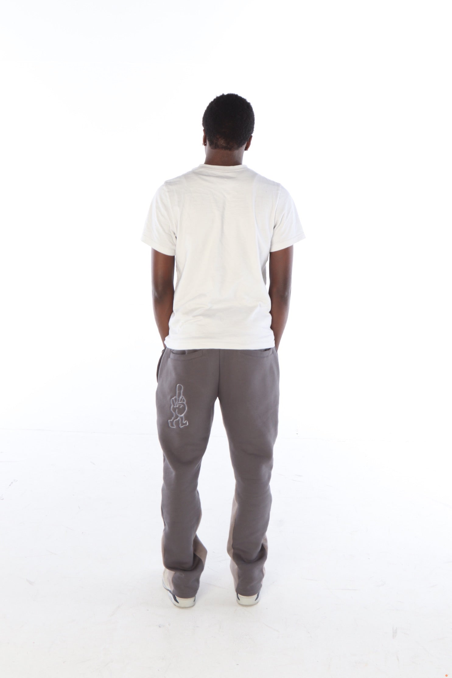 ‘Silver Surfer’ Flared Track Bottoms