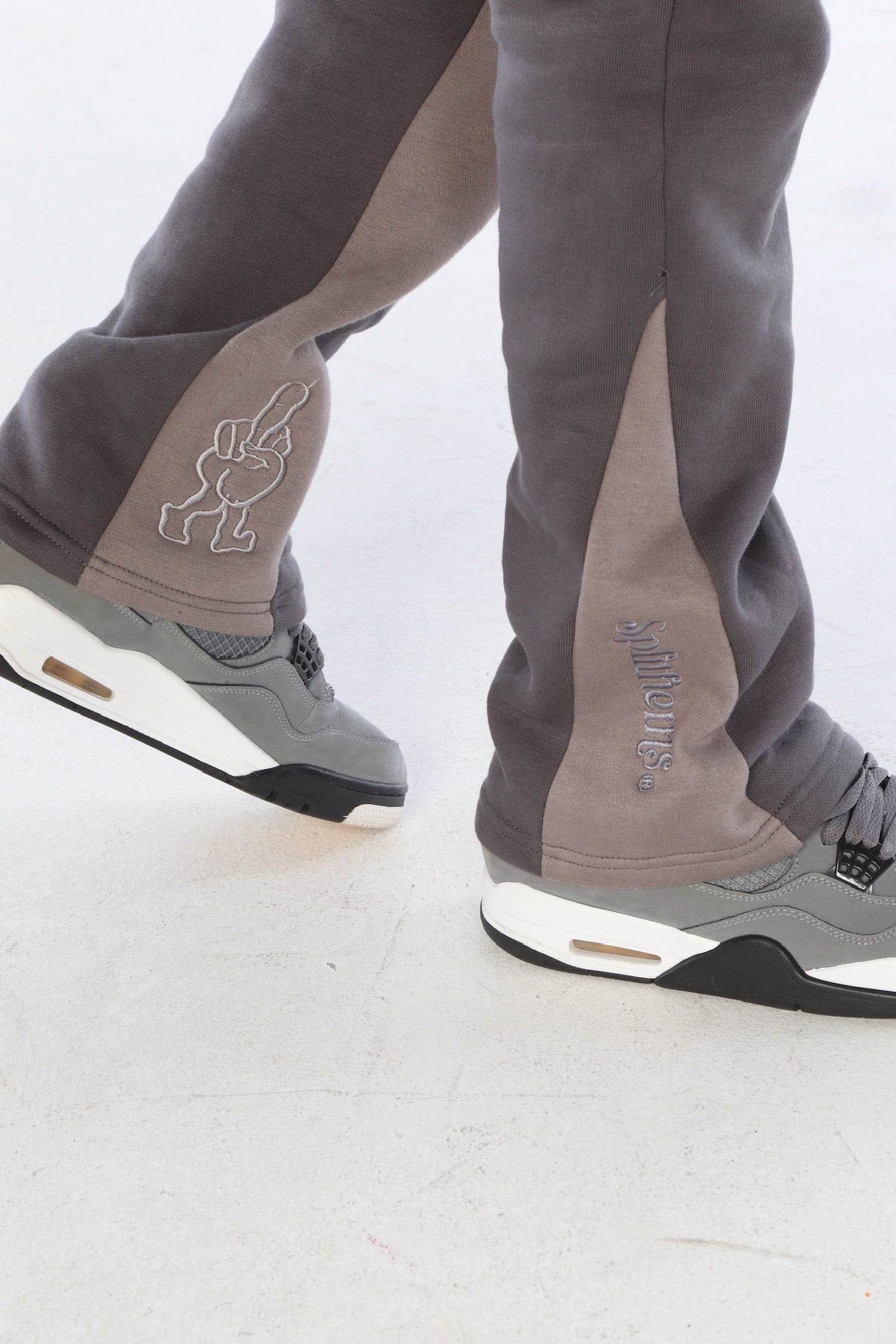 ‘Silver Surfer’ Flared Track Bottoms