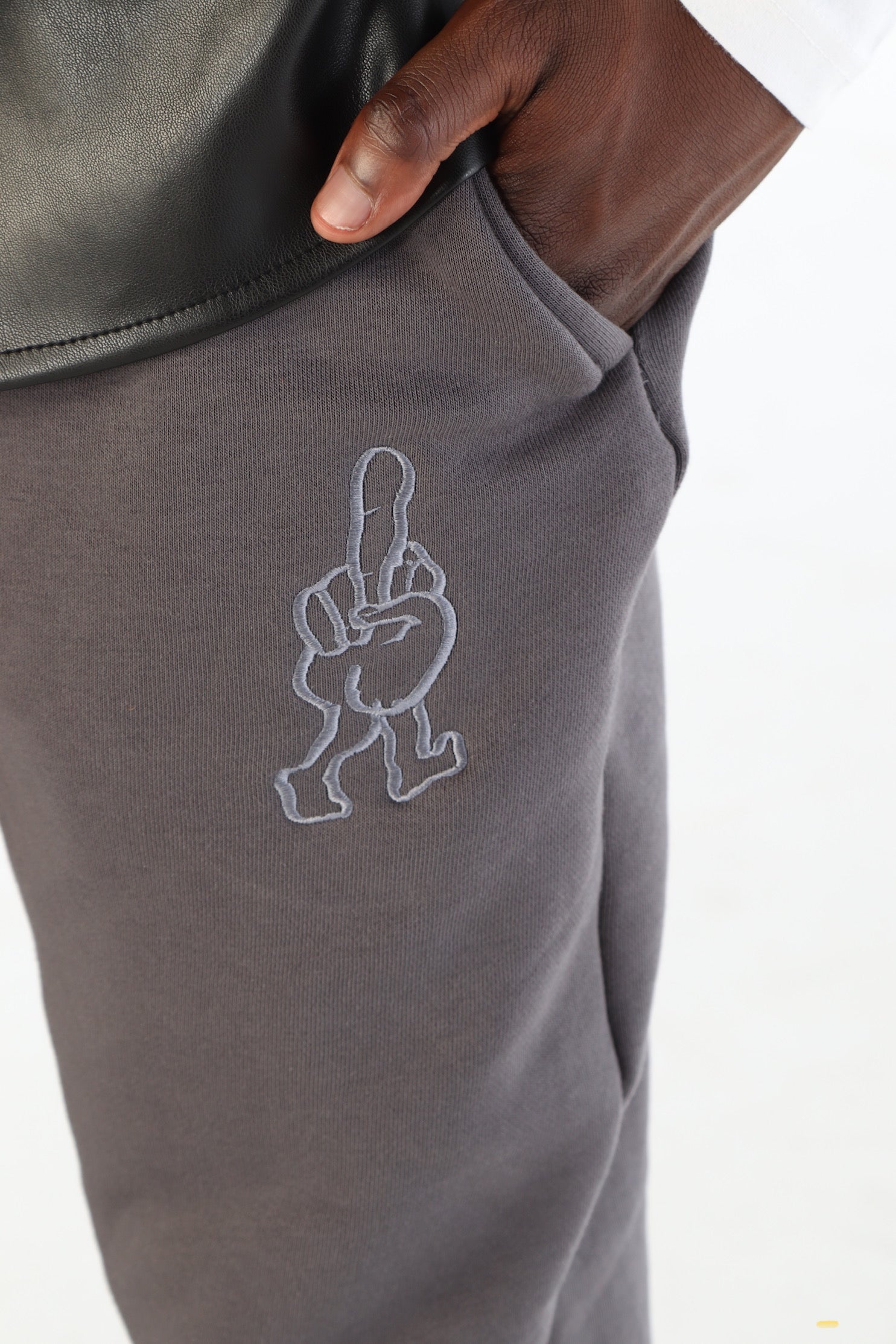 ‘Silver Surfer’ Flared Track Bottoms