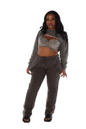 Splithems Scrap Grey Denim Bra