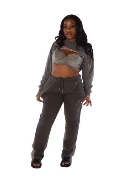 Soutien-gorge en jean gris Splithems Scrap
