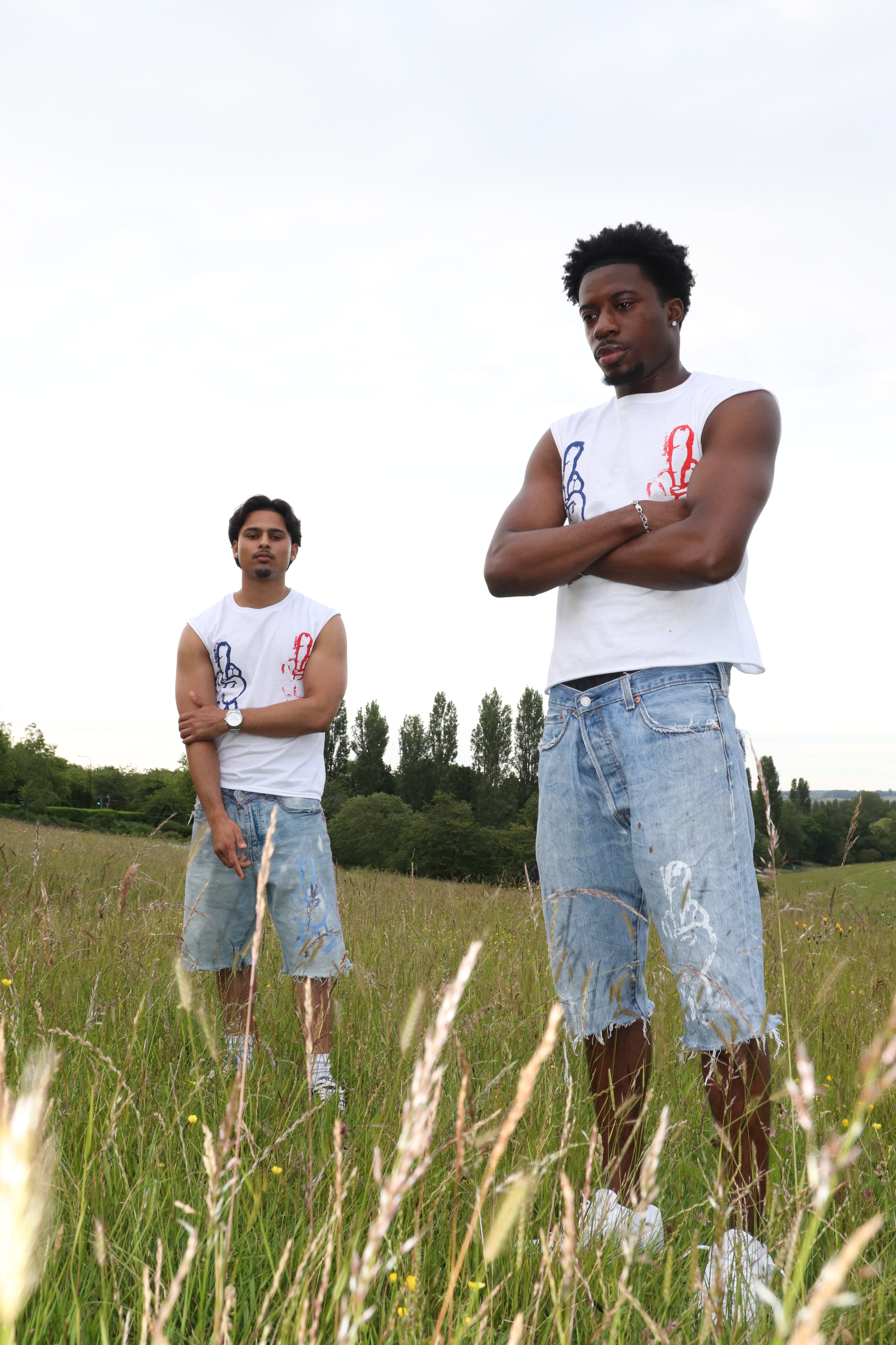 "PANAMANIA" CROPPED MENS VEST