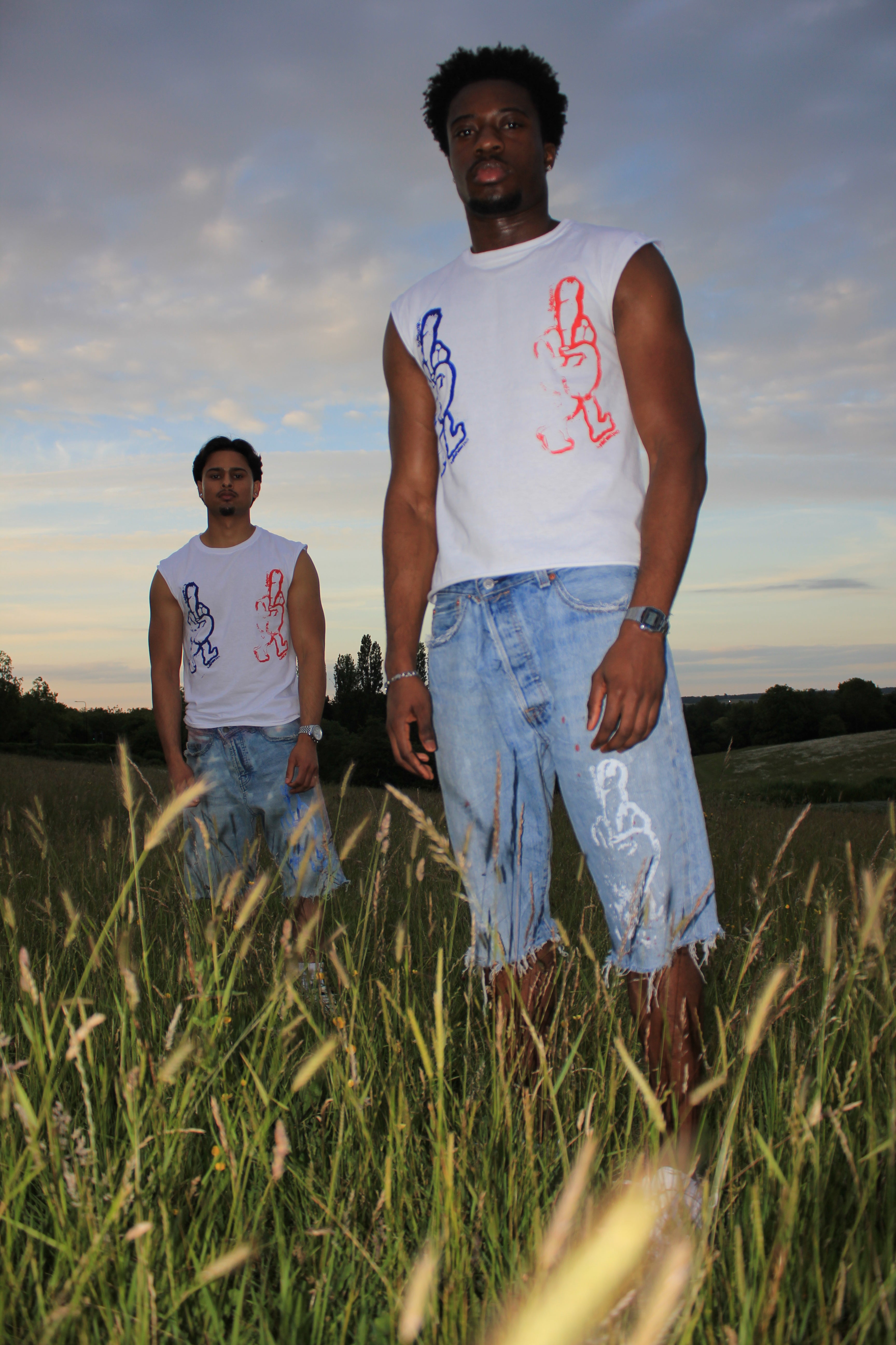 "PANAMANIA" CROPPED MENS VEST
