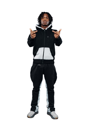 ‘F***-Off Black’ Zip-Up Hoodie